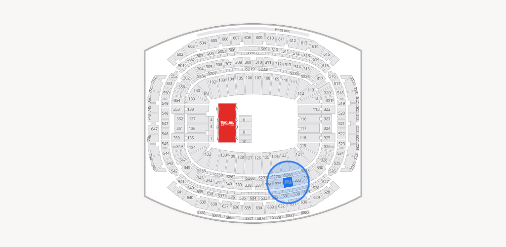 Reliant Stadium Seating Chart