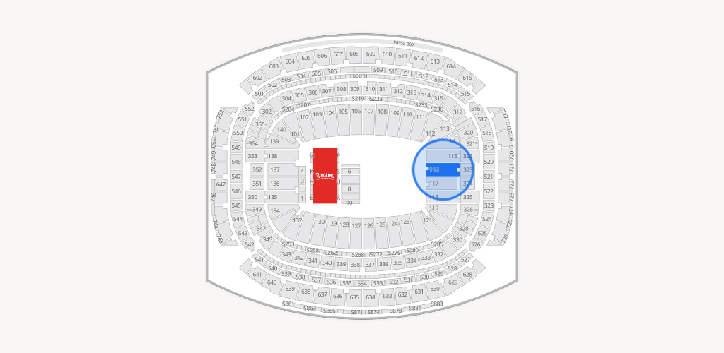 Reliant Stadium Seating Chart