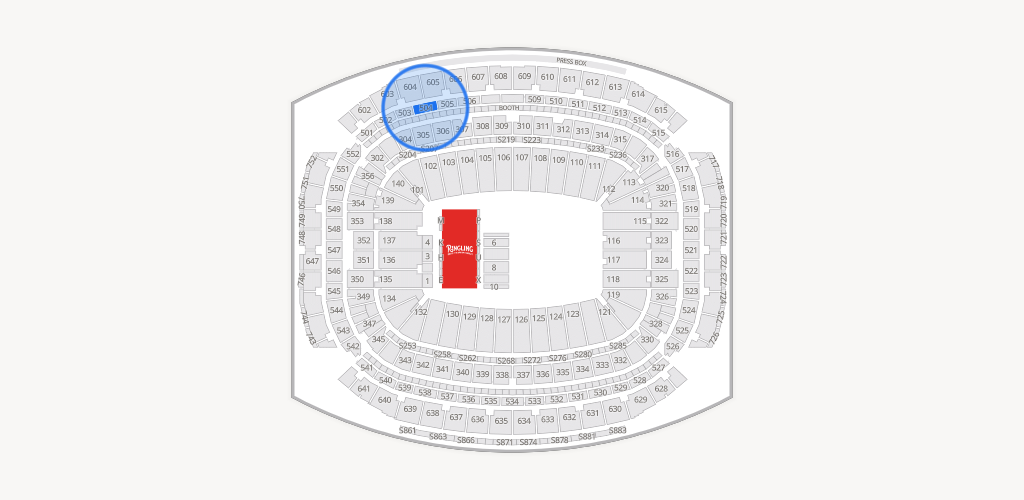 Reliant Stadium Seating Chart