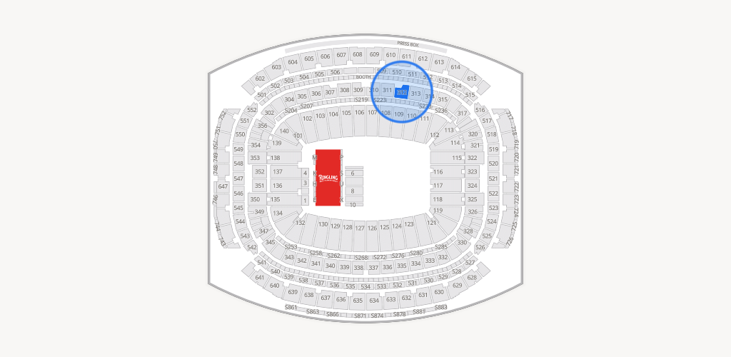 Reliant Stadium Seating Chart