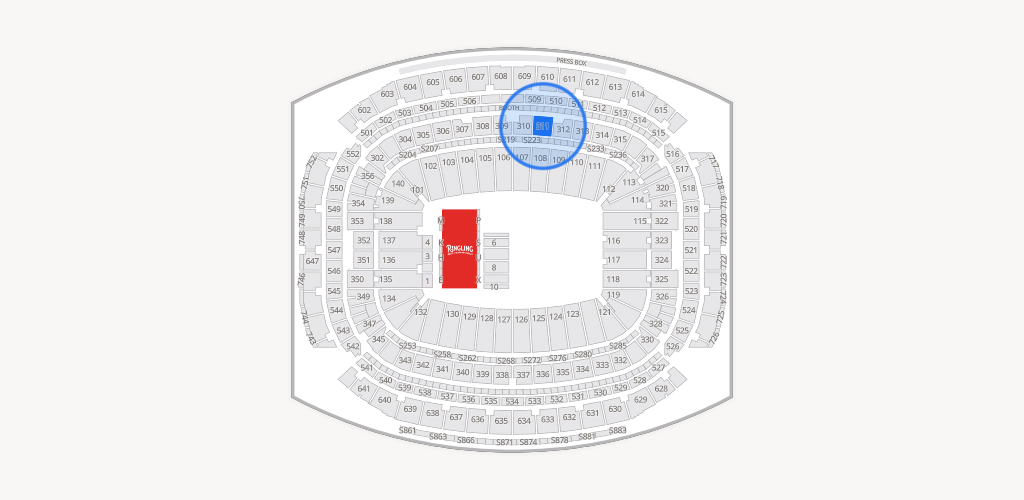 Reliant Stadium Seating Chart