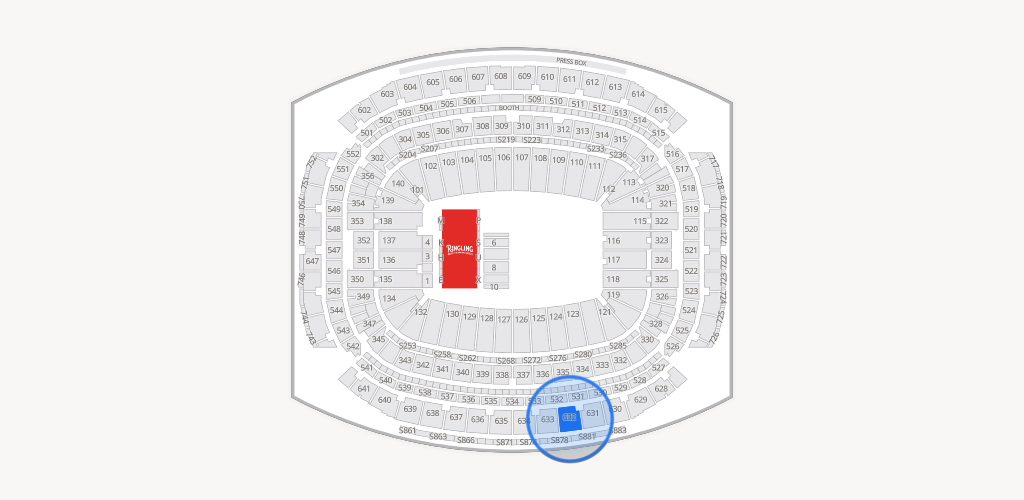 Reliant Stadium Seating Chart