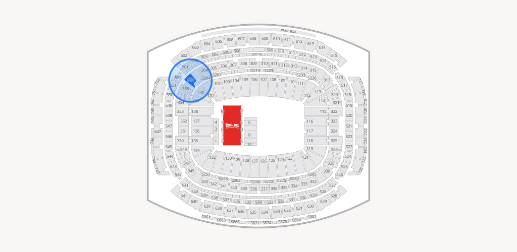 Reliant Stadium Seating Chart