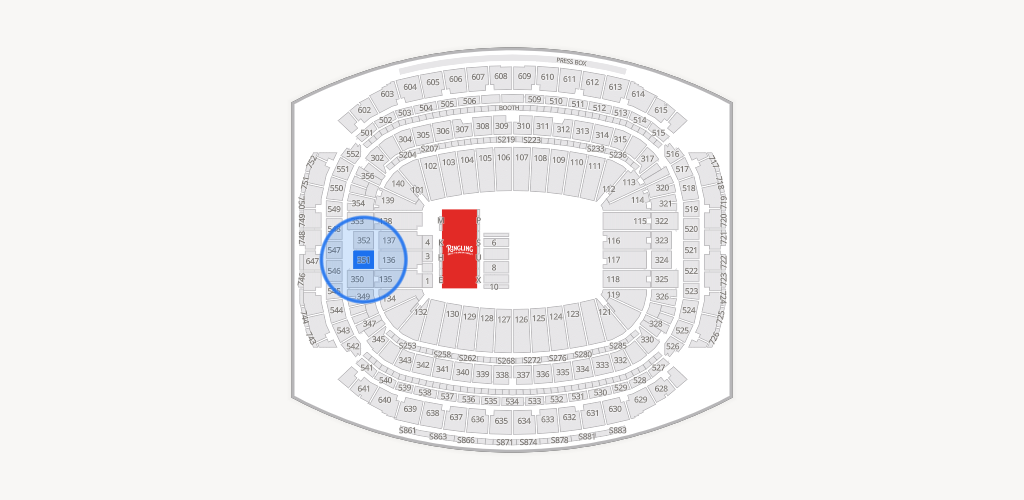 Reliant Stadium Seating Chart