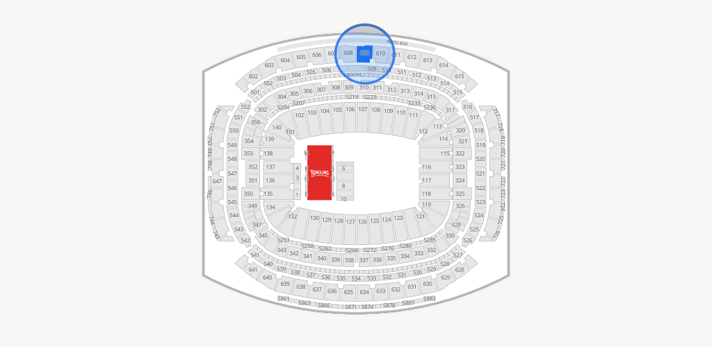 Reliant Stadium Seating Chart