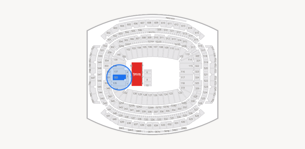 Reliant Stadium Seating Chart