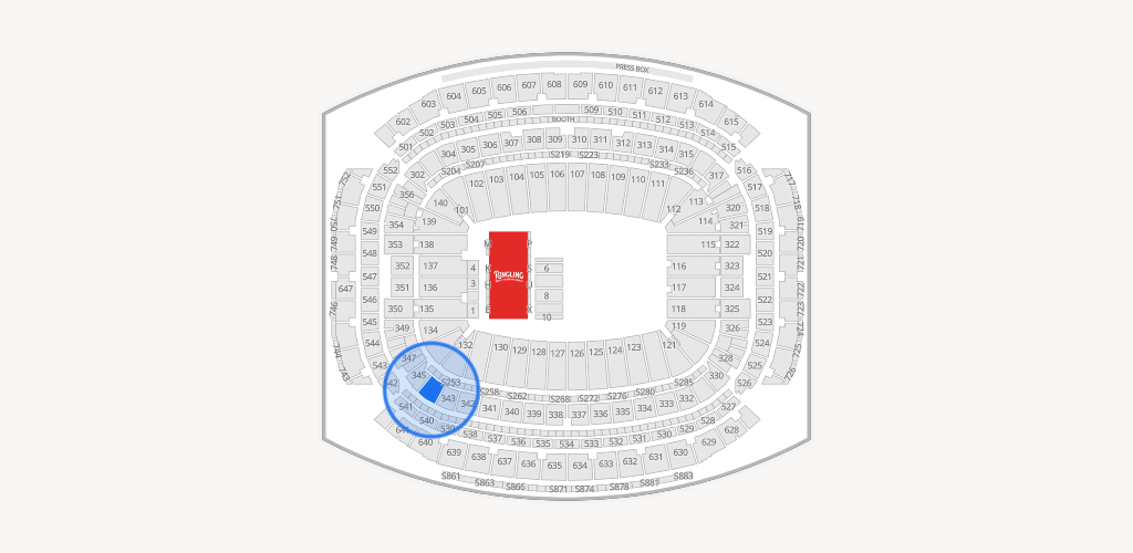 Reliant Stadium Seating Chart