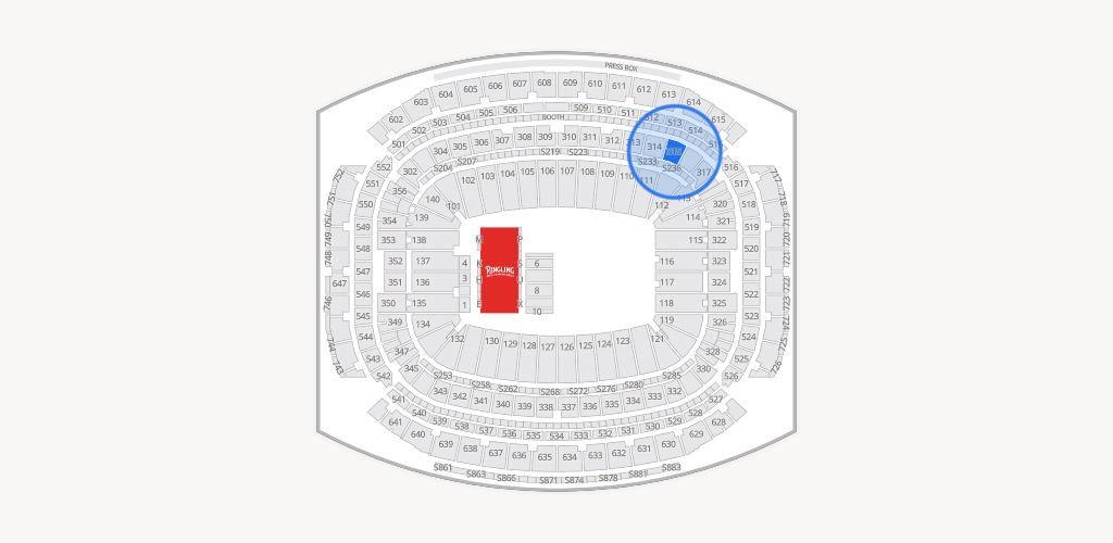 Reliant Stadium Seating Chart