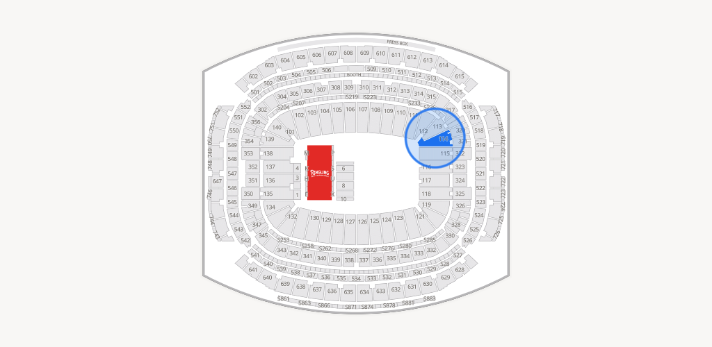 Reliant Stadium Seating Chart