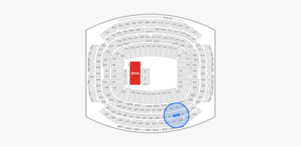 Reliant Stadium Seating Chart