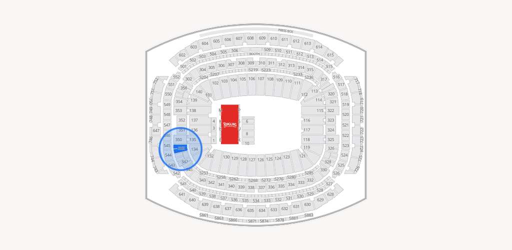 Reliant Stadium Seating Chart