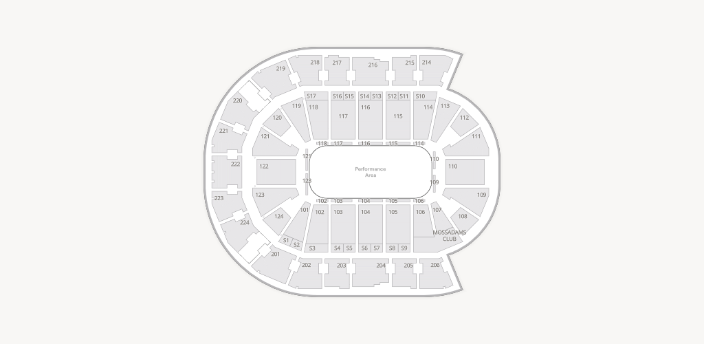 Numerica Veterans Arena Seating Chart