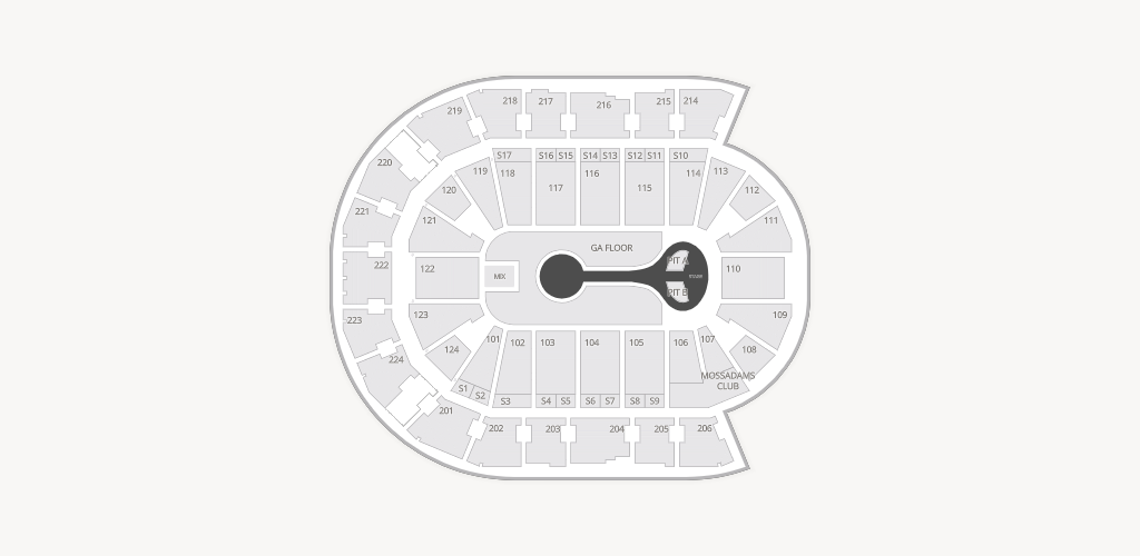 Numerica Veterans Arena Seating Chart
