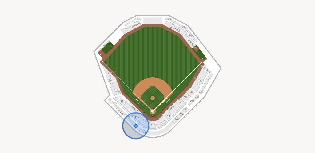 O'Brate Stadium Seating Chart