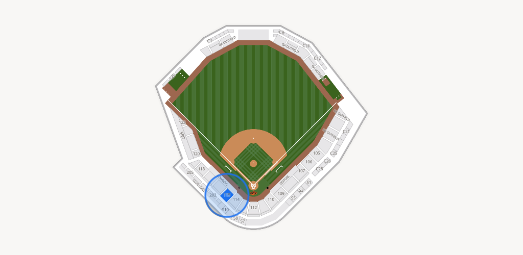 O'Brate Stadium Seating Chart