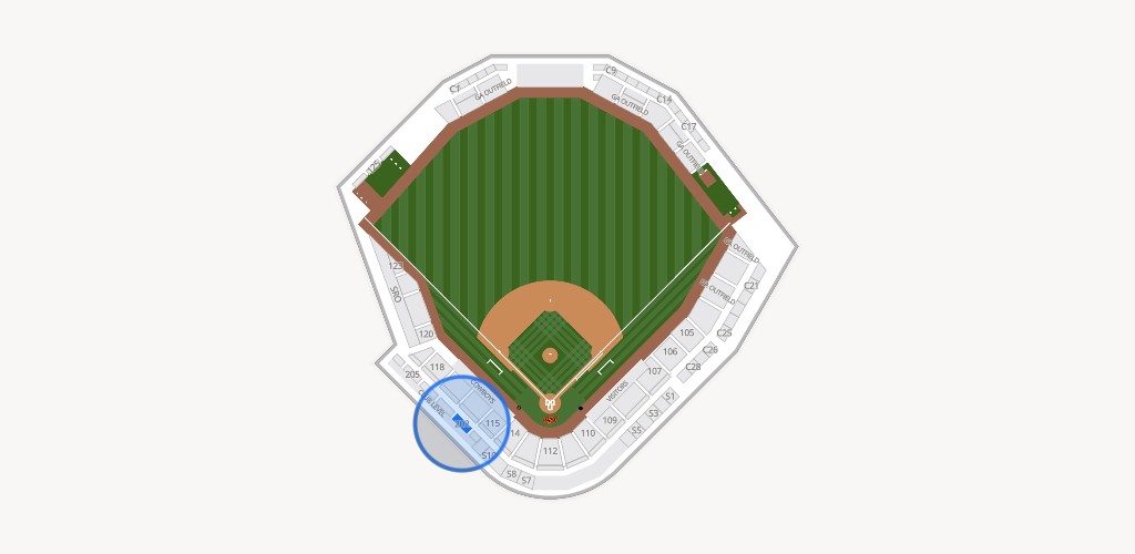 O'Brate Stadium Seating Chart