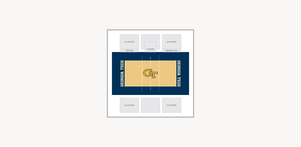 O'Keefe Gymnasium Seating Chart