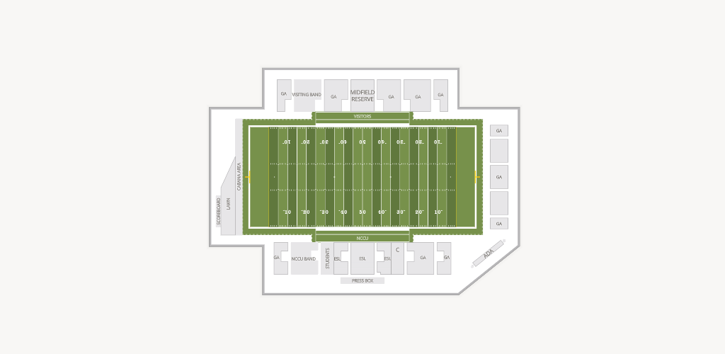 O'Kelly-Riddick Stadium Seating Chart