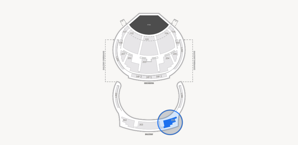 O Theatre at Bellagio Las Vegas Seating Chart