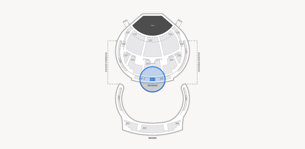 O Theatre at Bellagio Las Vegas Seating Chart