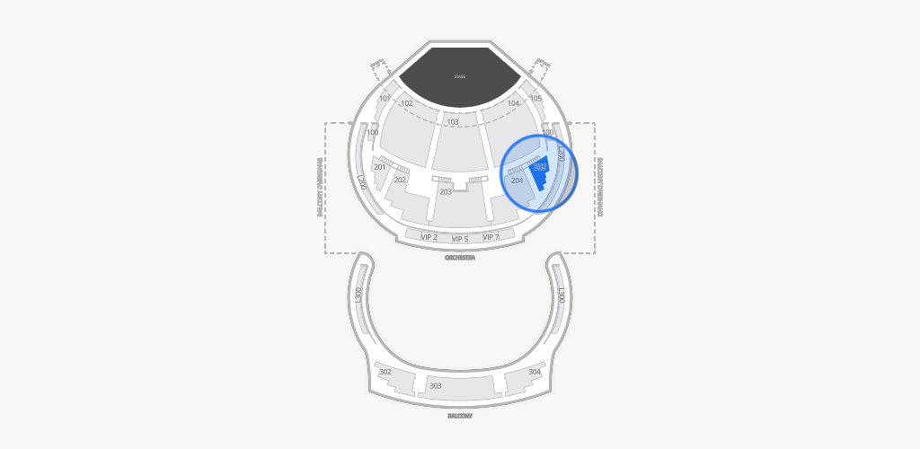 O Theatre at Bellagio Las Vegas Seating Chart