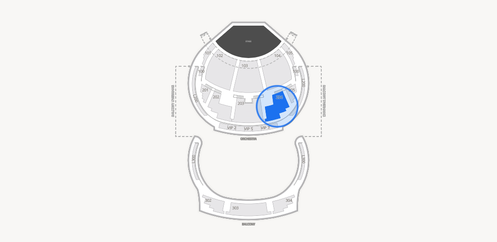 O Theatre at Bellagio Las Vegas Seating Chart