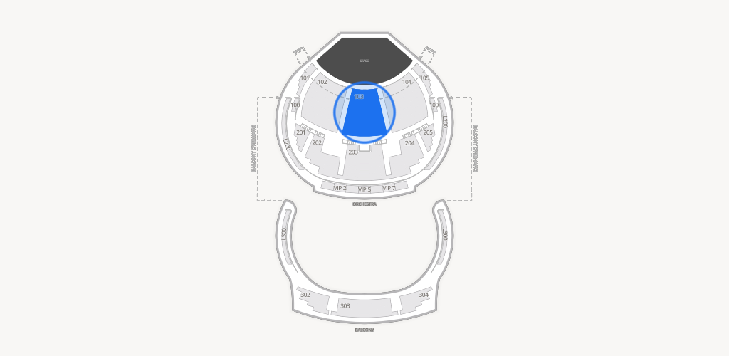 O Theatre at Bellagio Las Vegas Seating Chart