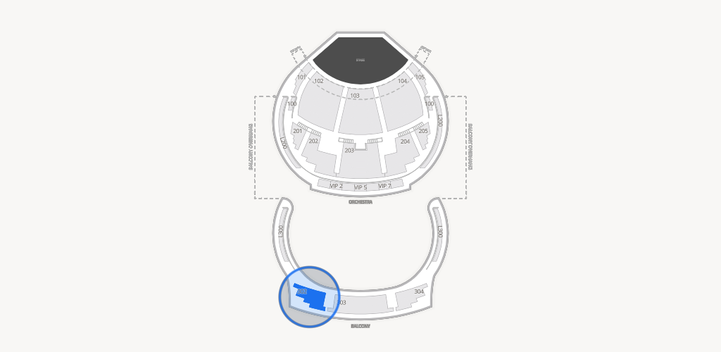 O Theatre at Bellagio Las Vegas Seating Chart