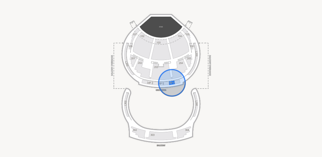O Theatre at Bellagio Las Vegas Seating Chart