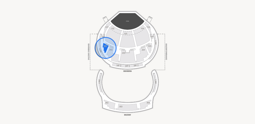 O Theatre at Bellagio Las Vegas Seating Chart