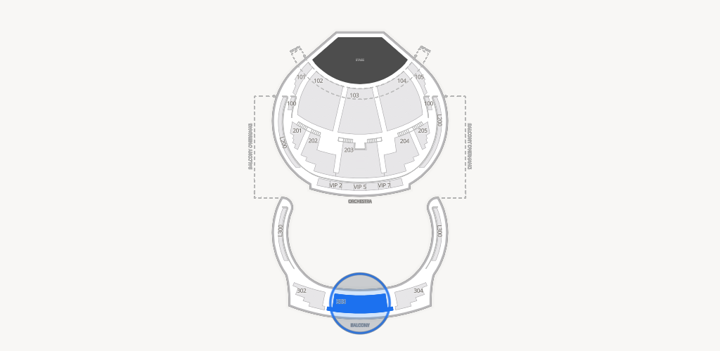 O Theatre at Bellagio Las Vegas Seating Chart
