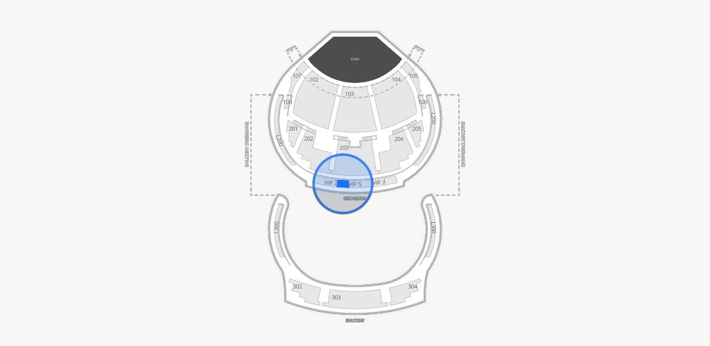 O Theatre at Bellagio Las Vegas Seating Chart