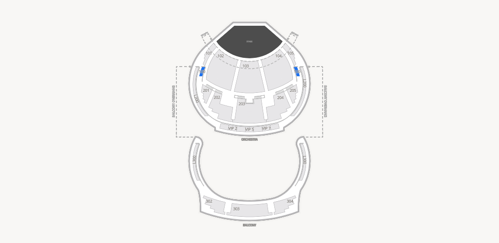 O Theatre at Bellagio Las Vegas Seating Chart