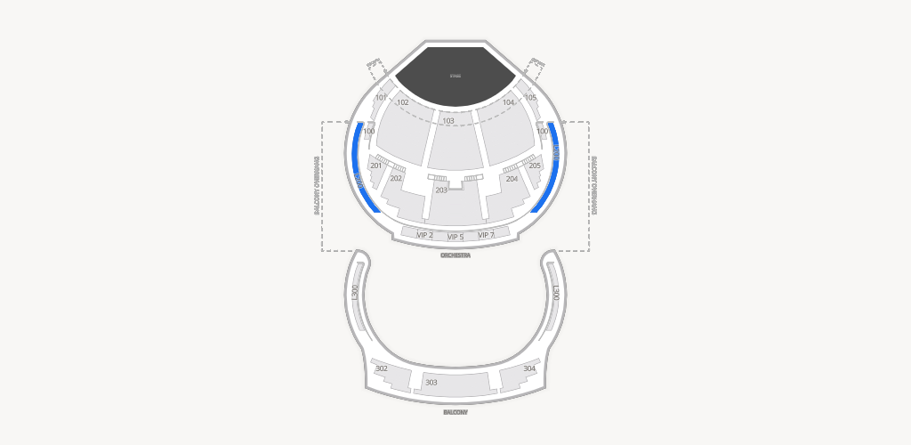 O Theatre at Bellagio Las Vegas Seating Chart