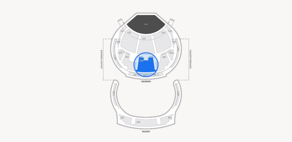 O Theatre at Bellagio Las Vegas Seating Chart