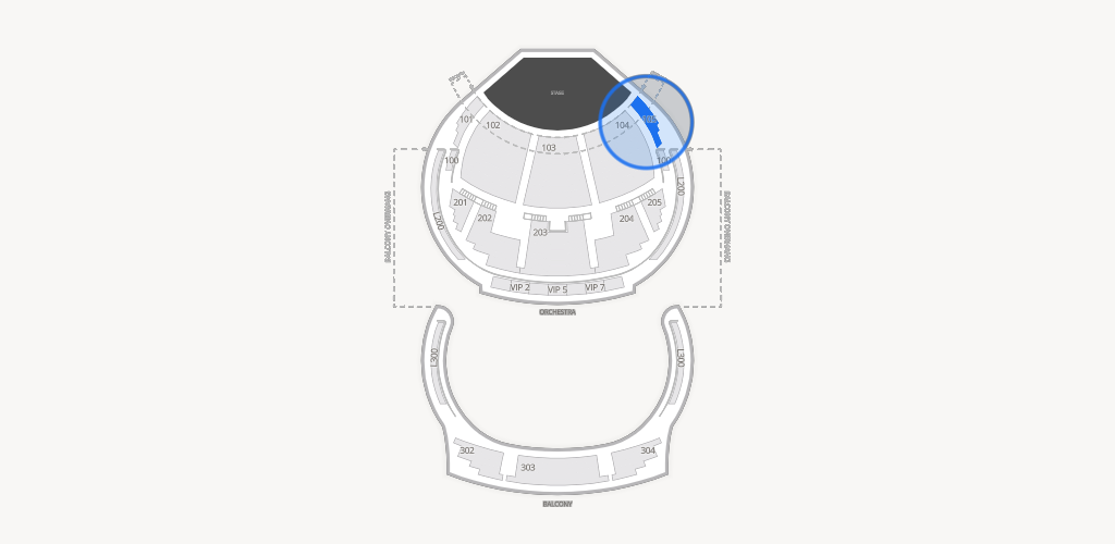 O Theatre at Bellagio Las Vegas Seating Chart
