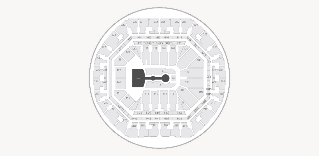 Oakland Arena Seating Chart