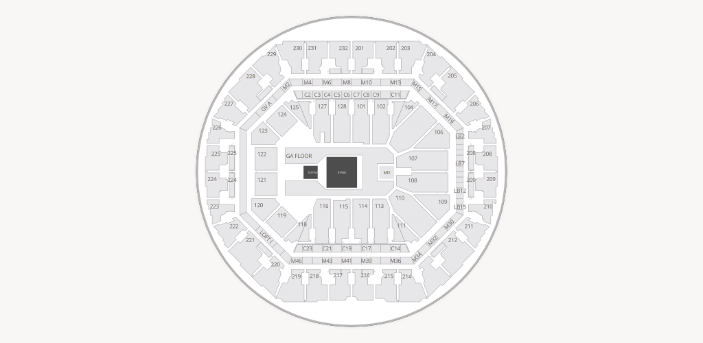 Oakland Arena Seating Chart