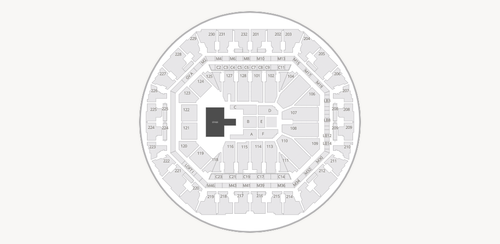 Oakland Arena Seating Chart