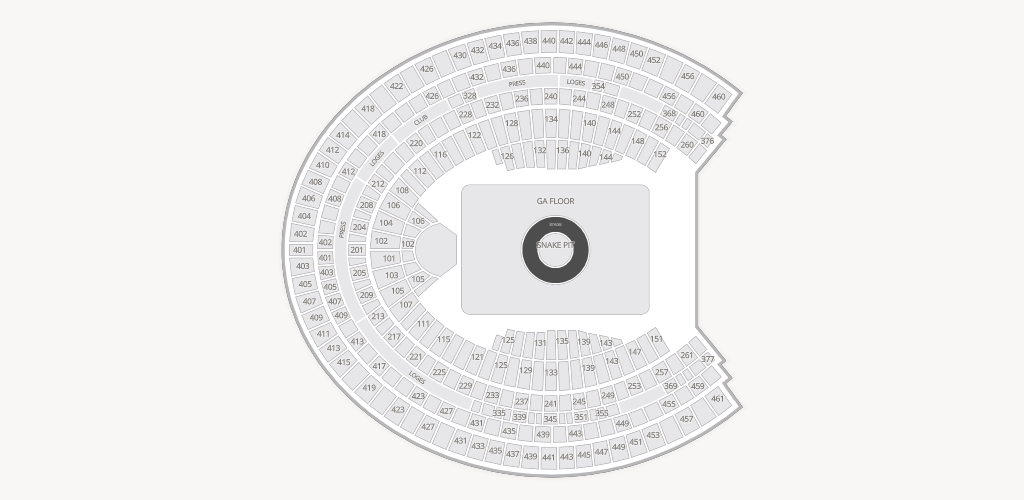 Olympic Stadium Montreal (Stade Olympique) Seating Chart