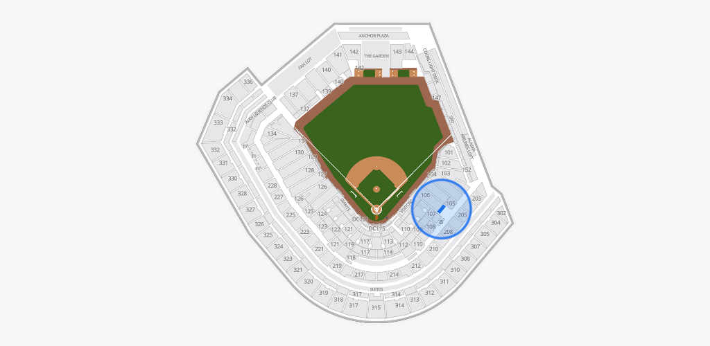 Oracle Park Seating Chart