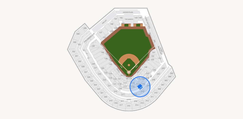 Oracle Park Seating Chart