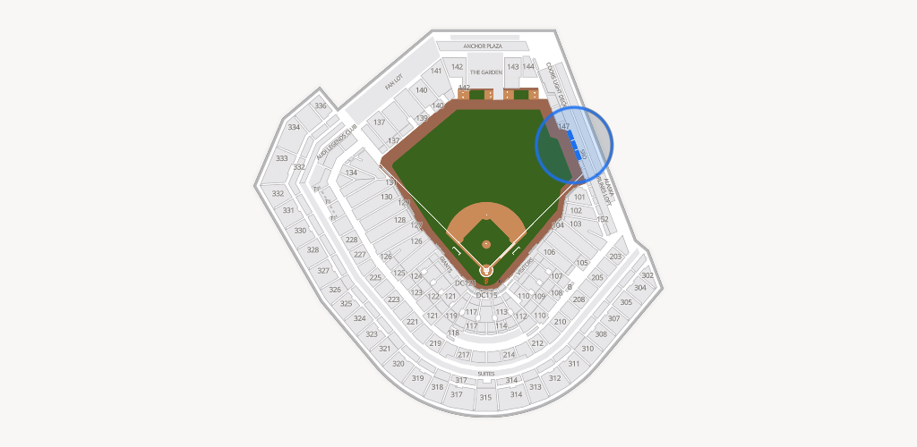 Oracle Park Seating Chart