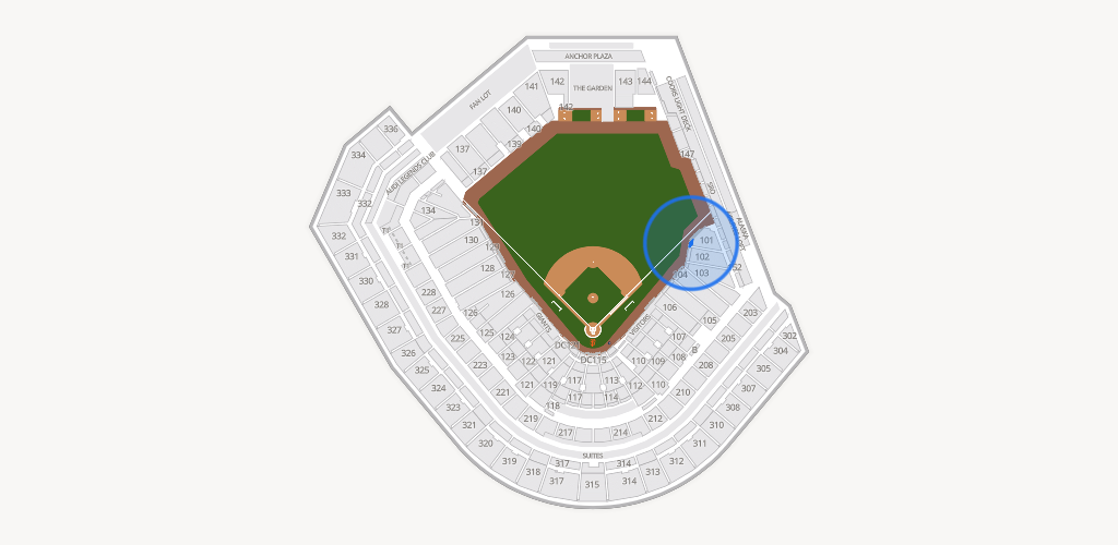 Oracle Park Seating Chart