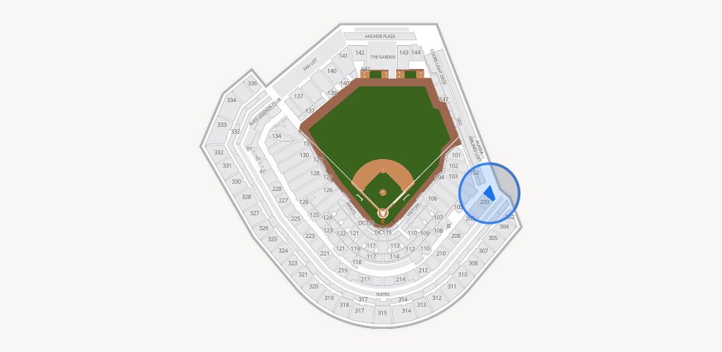 Oracle Park Seating Chart