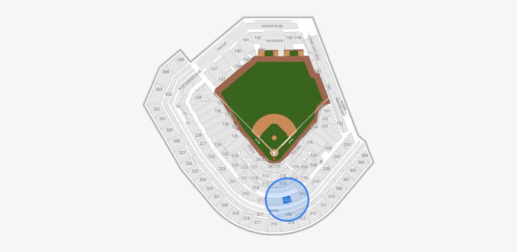 Oracle Park Seating Chart