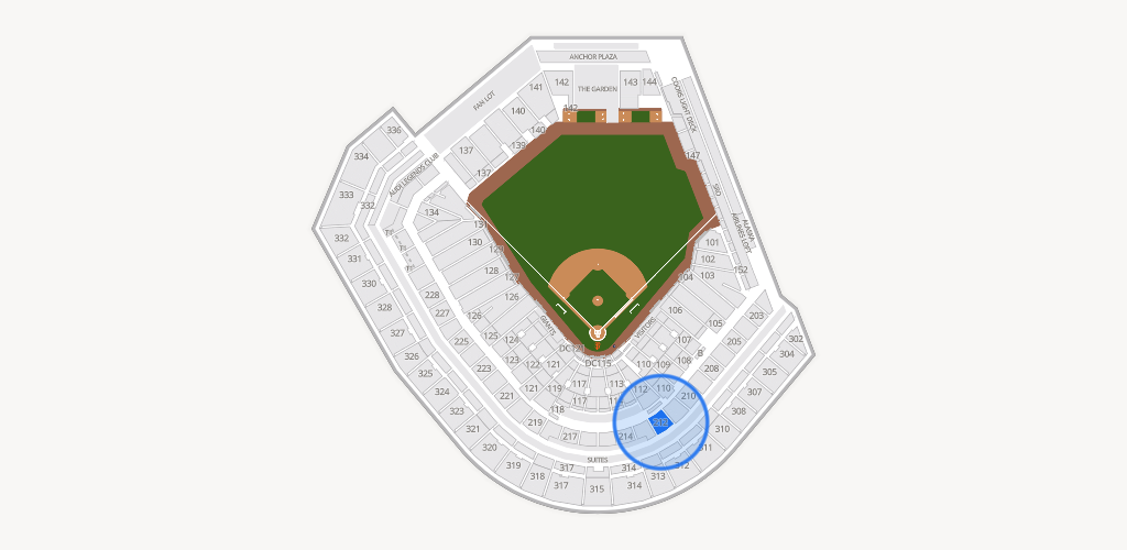 Oracle Park Seating Chart