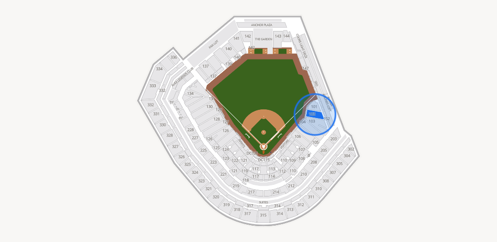 Oracle Park Seating Chart