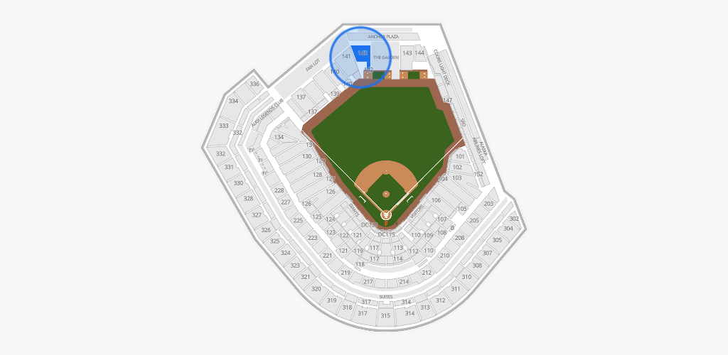 Oracle Park Seating Chart
