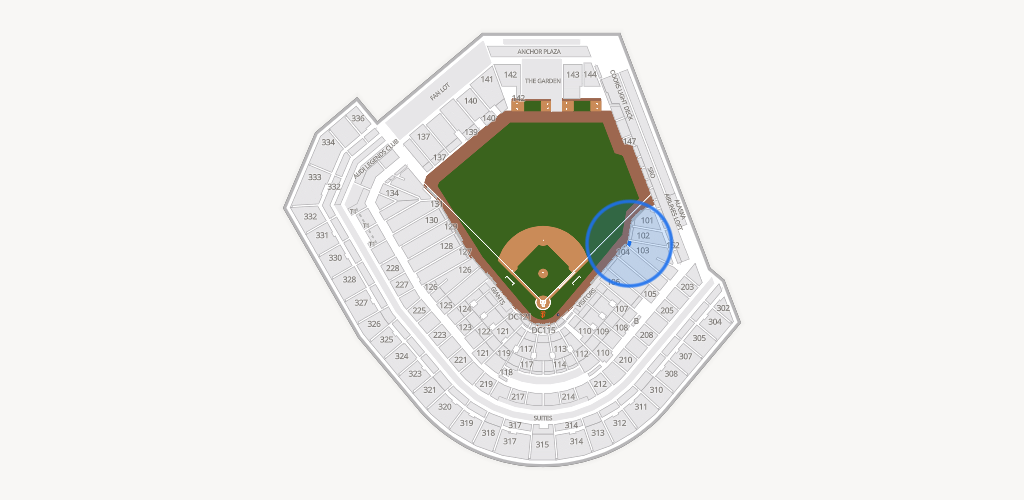 Oracle Park Seating Chart